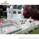 Soft Play Fence For Kids Eco Friendly Indoor Family Play Center With Ball Pool