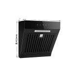 ODM 120cm Side Suction Cooker Hood Cooper Motor