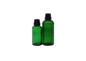Quality Cosmetic Green 50ml 1 Oz Glass Dropper Bottles wholesale