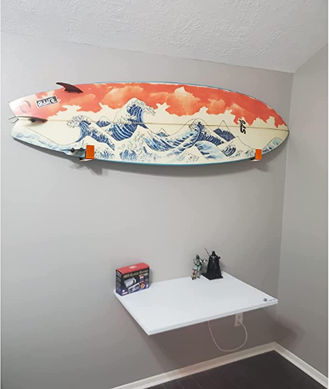 Home and Garage Snowboard Ski Surfboard Storage Rack Space-Saving and Convenient