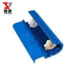 Diamond Top Modular Belt for Inclined Conveyor Used Tire Recycling Industry