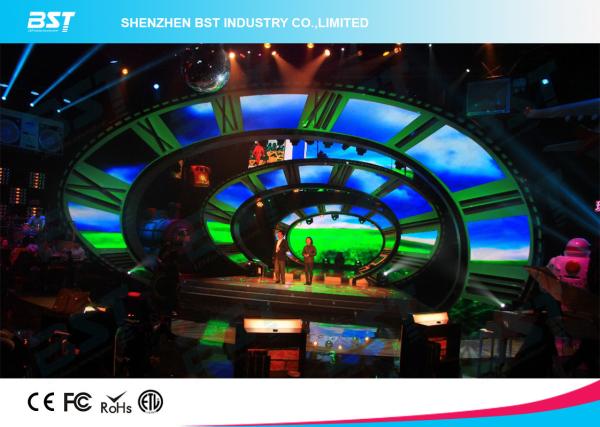 500*1000Mm full color led screen rental or fixed installation die casting