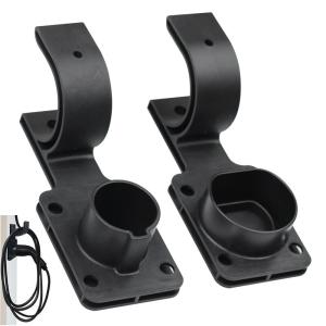 Quality Electric Vehicle Charger Dummy Socket Charging Cable Hanger Wall Mount Plastic Bracket wholesale