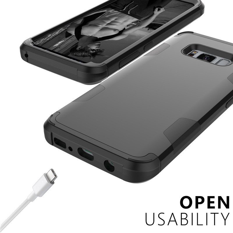 Camera Protection Back Cover Raised Edges Screen Protection For Samsung S8 Plus