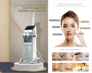 Quality 220V Infusion Dermabrasion Hydrafacial Machine 7 In 1 200Kpa Hydro Oxygen Machine wholesale