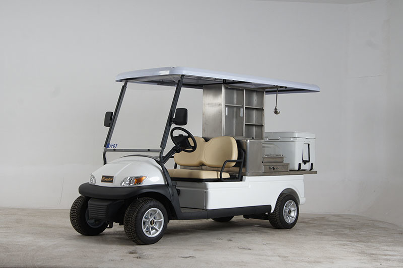 Food & Beverage Electrical Golf Cart With 2 Seats For Golf Course