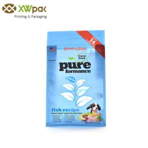 Quality Food Packaging Flat Bottom Bag Printing With Zipper For Freeze Dried FDA Approved wholesale