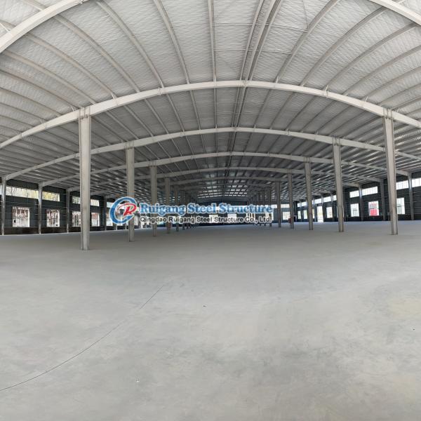 Portable Hangar Steel Frame Warehouse Construction Customized Lightweight