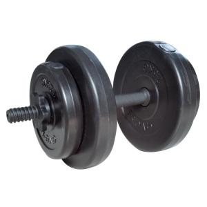 Quality Gym Rubber Coated Dumbbell Set Barbell 20kgs Unisex Gender Black wholesale