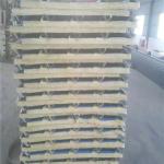 glass wool sandwich roof panel 840-30-0.426mm blue steel sheet up and silver