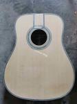 Custom AAAA All Solid Wood Round D Type Body Vintage Acoustic Dreadnought Guitar