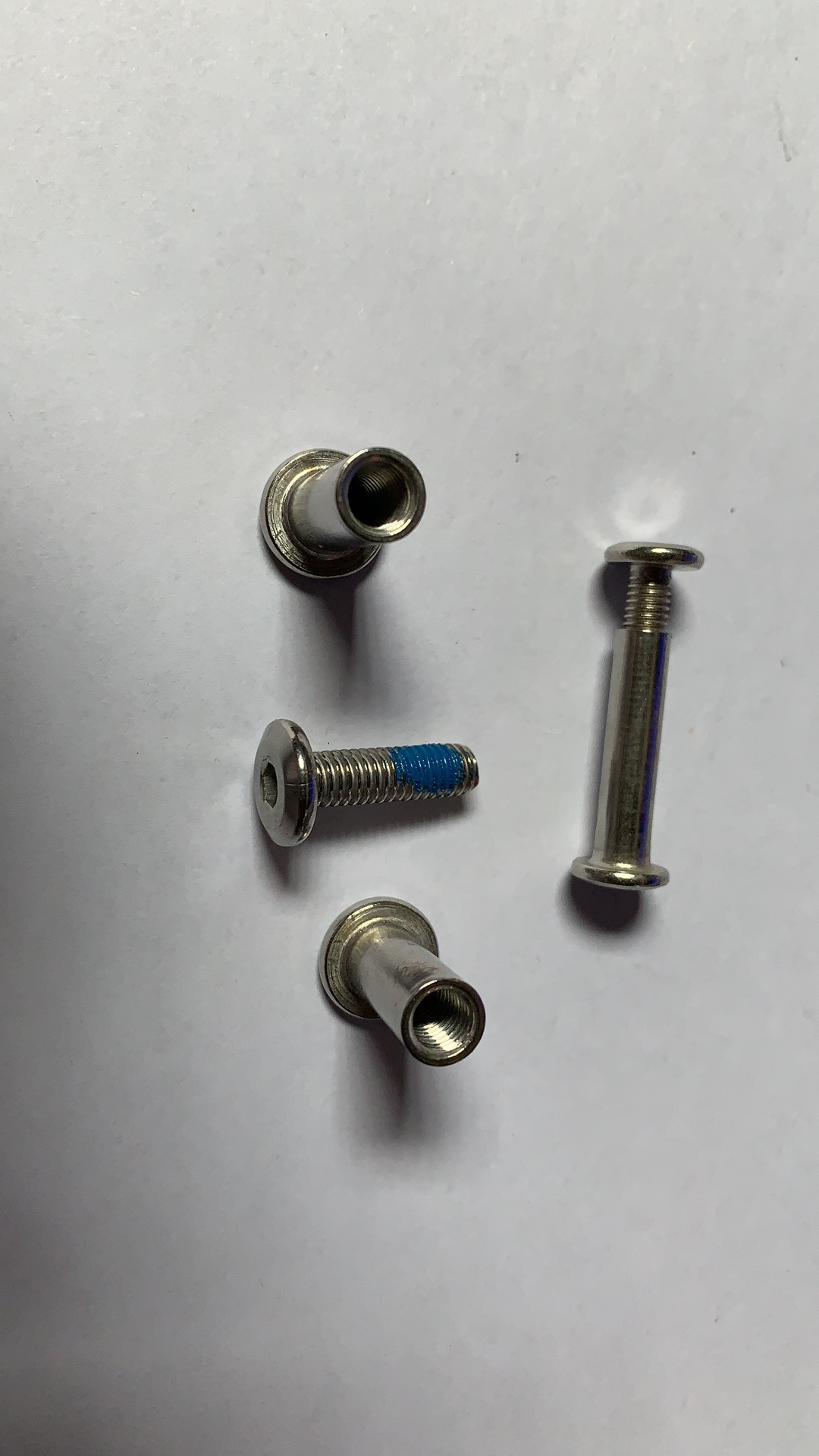 Metric Grade 8.8 A2-50 M6 Stainless Steel 304 Flat Hex Socket Head Male and Female Chicago Screws with Nut DIN Standard