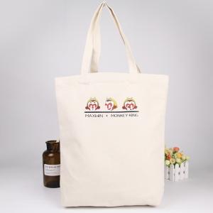 Quality 12oz Cotton Washable Canvas Grocery Bags Students Canvas Bags For School wholesale