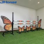 Solid Pvc Show Jumping Equipment With Green / Customized Options 1 Year