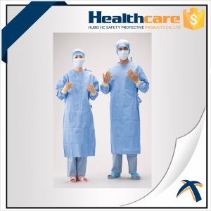 Quality CPE PE Disposable Isolation Gowns Ties On Neck And Waist wholesale