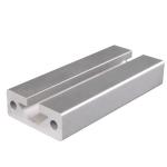 Slot Alloy Extrusion Profiles , Sand Balst Aluminum Door Frame Extrusions