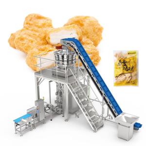 Quality Frozen Food Automatic Packaging Machine Dumplings Chicken Beef Steak Frozen Food Roll Film Bag-Making Machine wholesale