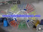 Colorful Water Zorbing Ball Walking , Transparent Zorb Ball Party
