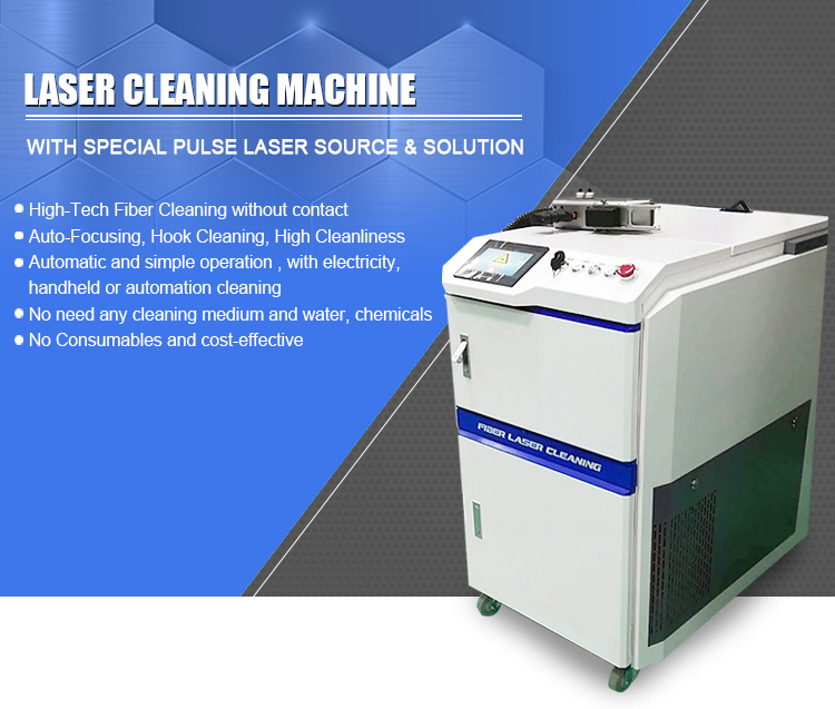 ISO9001 Laser Rust Removal Machine 1000w Rust Cleaning Laser