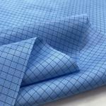 Cleanroom Lint Free Polyester ESD Safety Anti Static Fabric For Lab Clothing