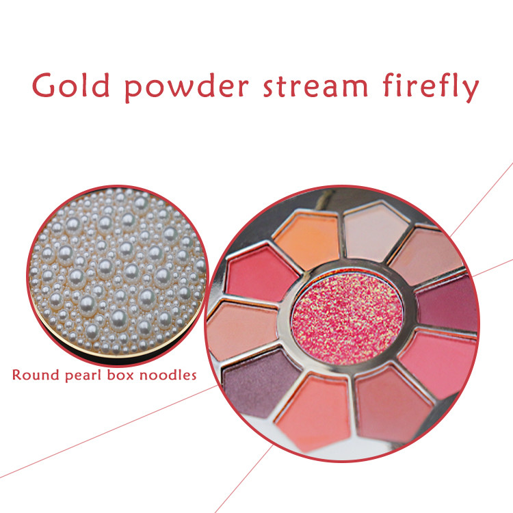 ISO 11Colors Mineral Cosmetics Pearl Eye Shadow Palette 9.6*1.6cm