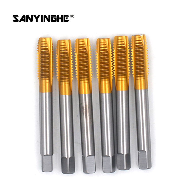 Titanium Coated Spiral Point Tap Tip Tap M3 M4 M5 M6 M8 Stainless Steel