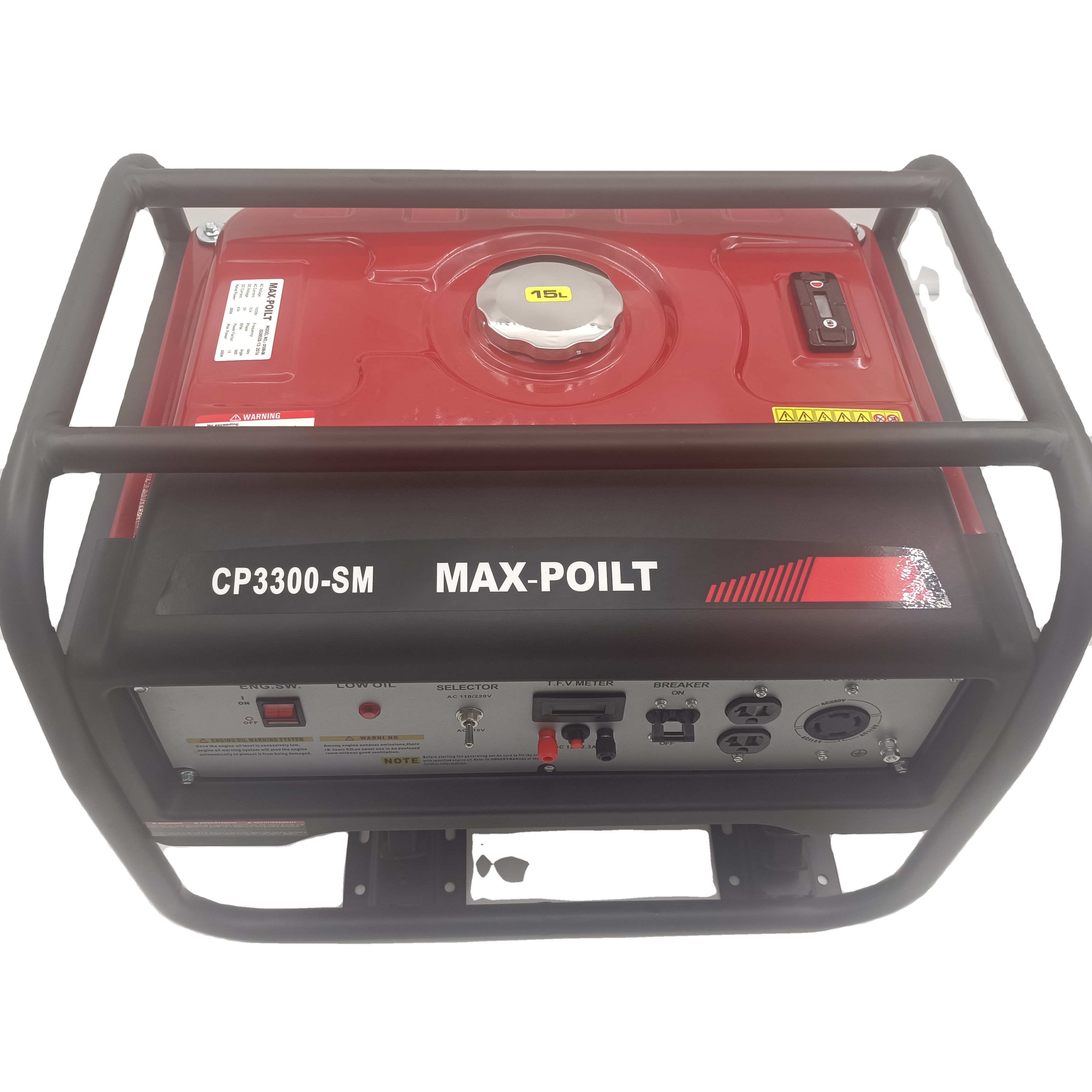 OEM Color Silent Portable Power Alternator Electrical Start Gasoline Generator CP3300-SM