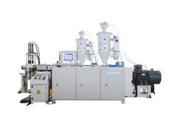Water Cooling HDPE / PP Plastic Pipe Extrusion Machine Automatic Control