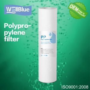 Quality 10 Inch PP Cotton Sediment Filter Cartridge , 5 Micron Drinking Water Filter wholesale