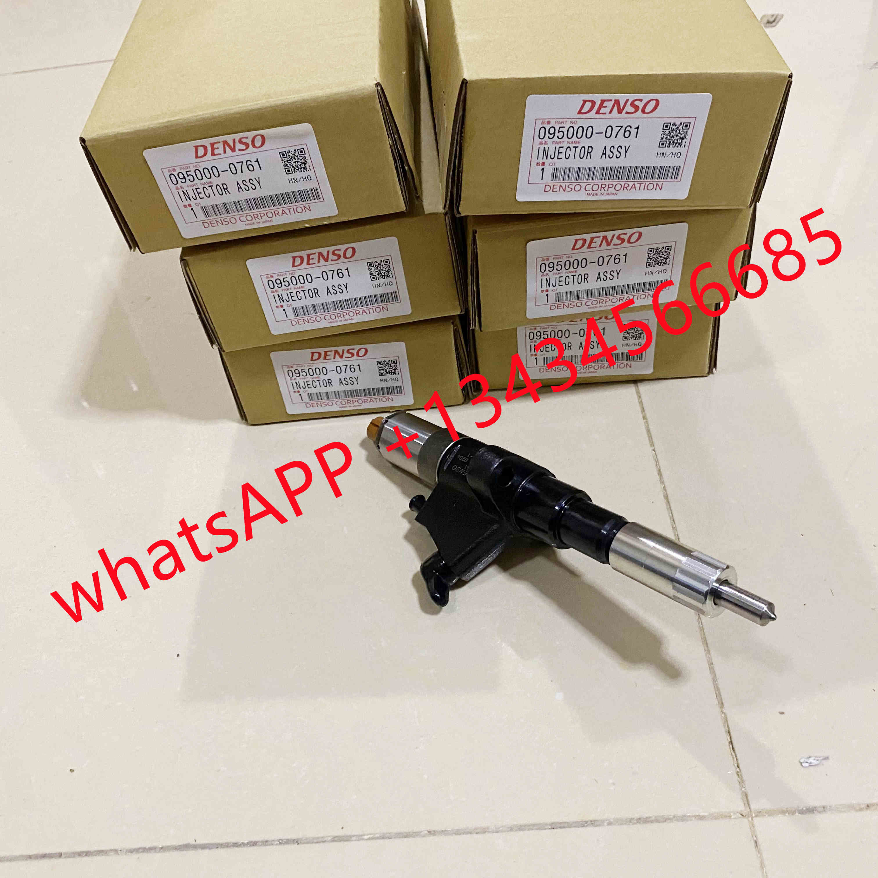 Diesel Fuel Common Rail Injector 095000-0760 095000-0761 for ISUZU 6SD1 1153004151 1-15300415-1