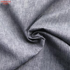 Quality F4081 100%P cationic fabric with two tone effect wholesale