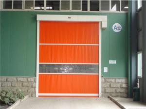 Quality High Speed Door Galvanized Steel Frame Quick Roll Up Doors With Special Professional Door Motor wholesale