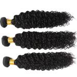 Grade 7A Virgin Human Hair Bundles Curly Human Hair Extensions 3 Bundles Set