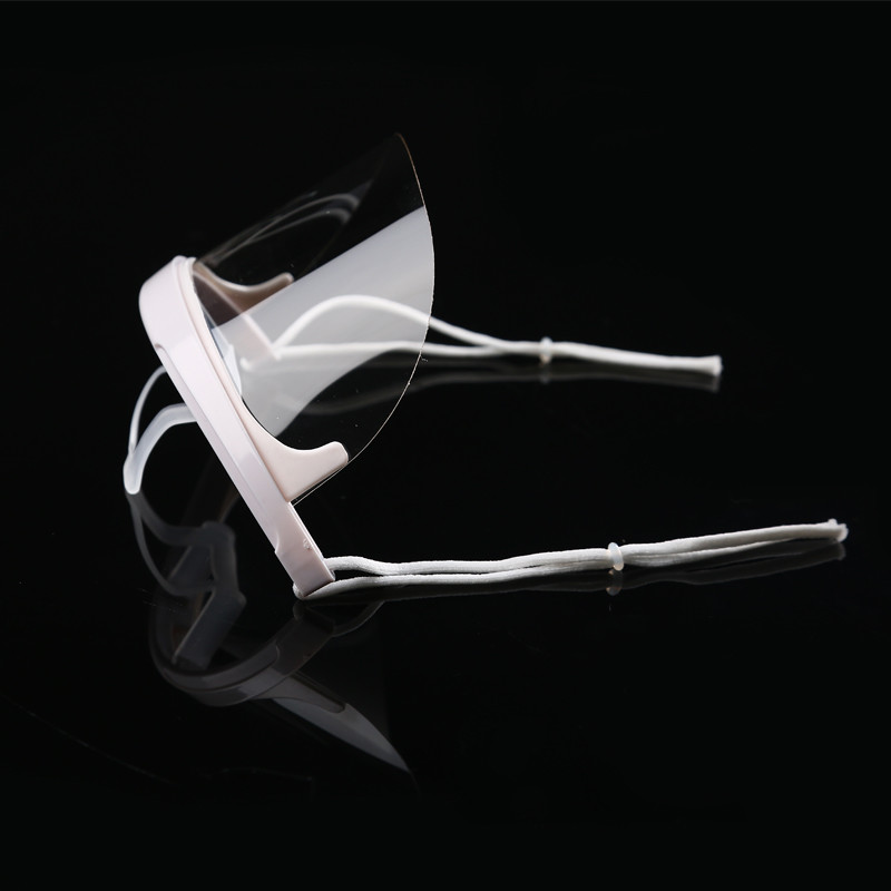 Fog Proof Ergonomic ABS PET Transparent Mouth Cover