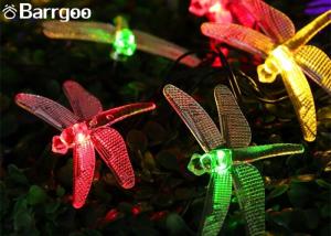 Quality Outdoor Dragonfly Solar LED Christmas Lights String 6M 30 LED For Festival Party wholesale