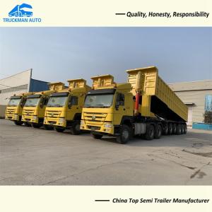 Quality 6 Axle 40m3 Dump Semi Trailer For Ghana wholesale