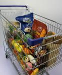 240L Convenience Store Grocery Carts Metal Durable German type Steel Shopping