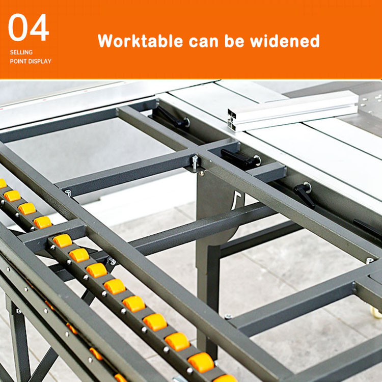 Melamine Sliding Table Panel Saw 5.4KW Portable Wood Cutting Machine