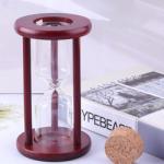 creative decorative ornaments wooden craft gift quicksand bottle funnel timer