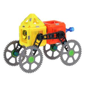 Quality 3D DIY Assemble Magnetic Tiles Vehicles Ant Car Construction Building Blocks wholesale