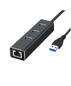 China 10Mbps 100Mbps 1000Mbps RJ45 8P Female USB Type C Hub on sale