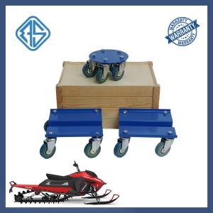 Quality V Steel Plain Plate Heavy Duty Snowmobile Wheel Dollies 1500 Pounds wholesale