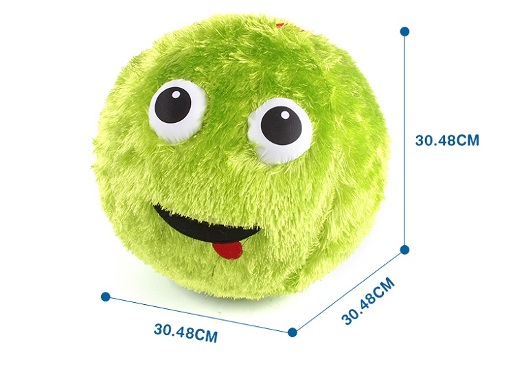 Fuzzy Plush Ball 9 Inch Crazy Faced Stuffed Furry Little Monsters Fluffy Toy