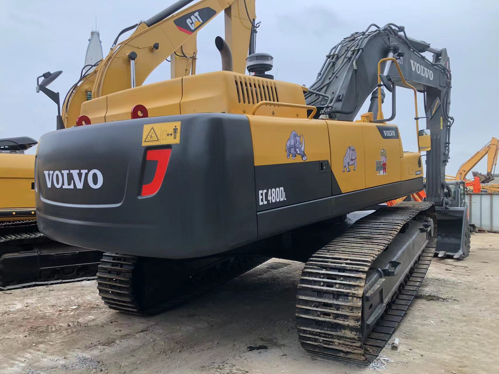 Shanghai Used 48 Ton Volvo 480 Excavator with Original Hydraulic Cylinder and Suppliers