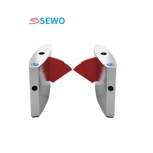 Quality 900mm Widened Pedestrian Flap Barrier Gates For Pedestrian Access Control wholesale