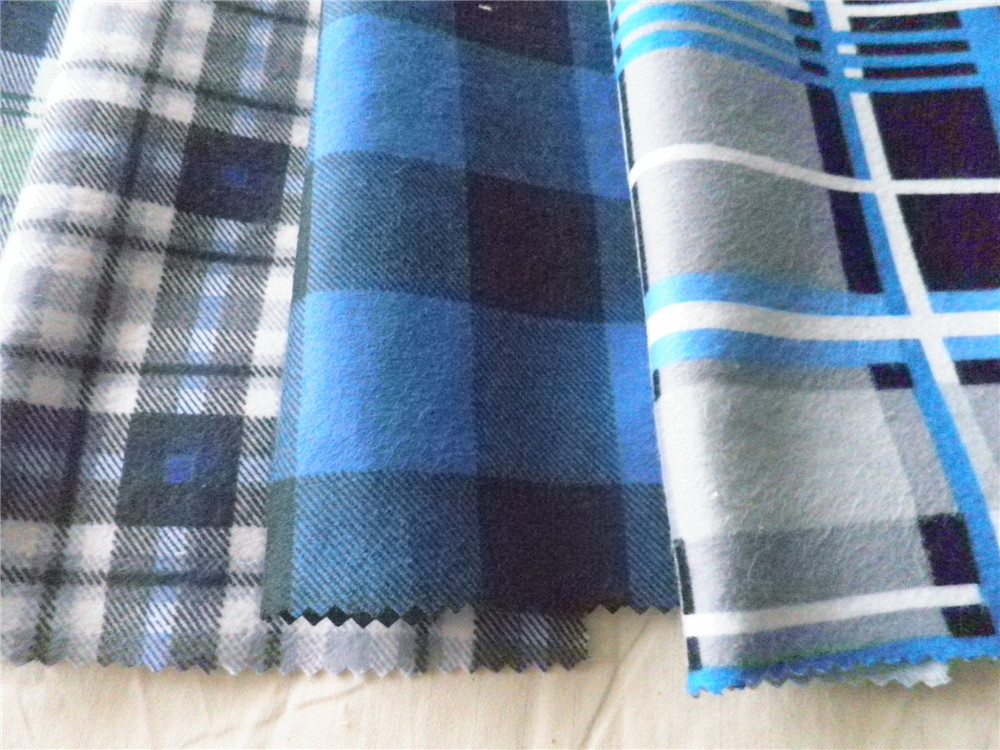 12*10 20*10 Grid Shapes Cotton Flannel Cloth For Children's Diapers