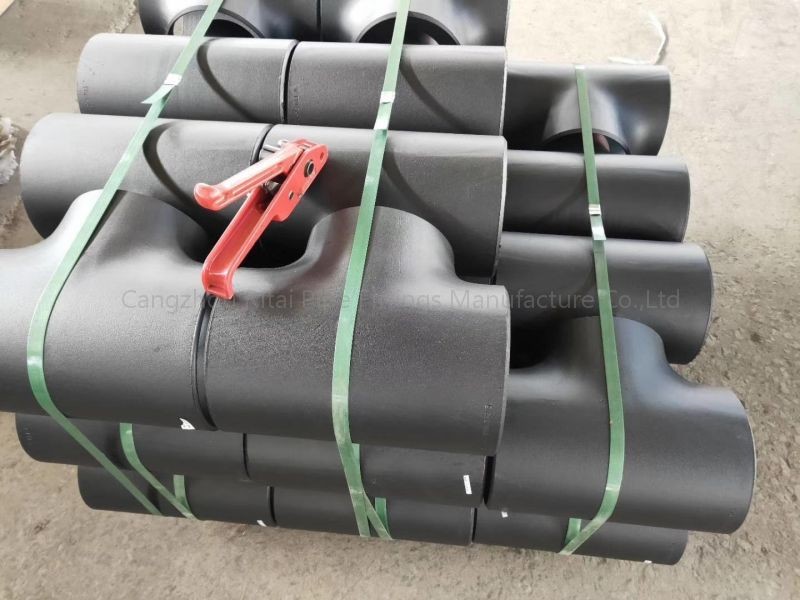 ANSI ASME B16.9 Butt Welded Pipe Fittings Equal Unequal XS Carbon Steel Reducing Tee