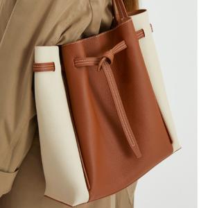 Quality 30cm 8cm Ladies Shoulder Bag BSCI Woven Leather Shoulder Bag wholesale