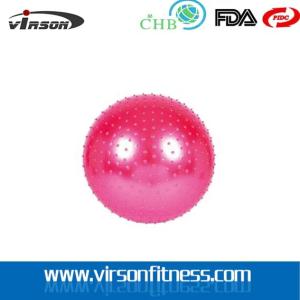 Quality 2015 hot sale pvc hard small hand spiky massage ball wholesale