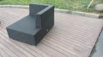 3pcs PE rattan sofas